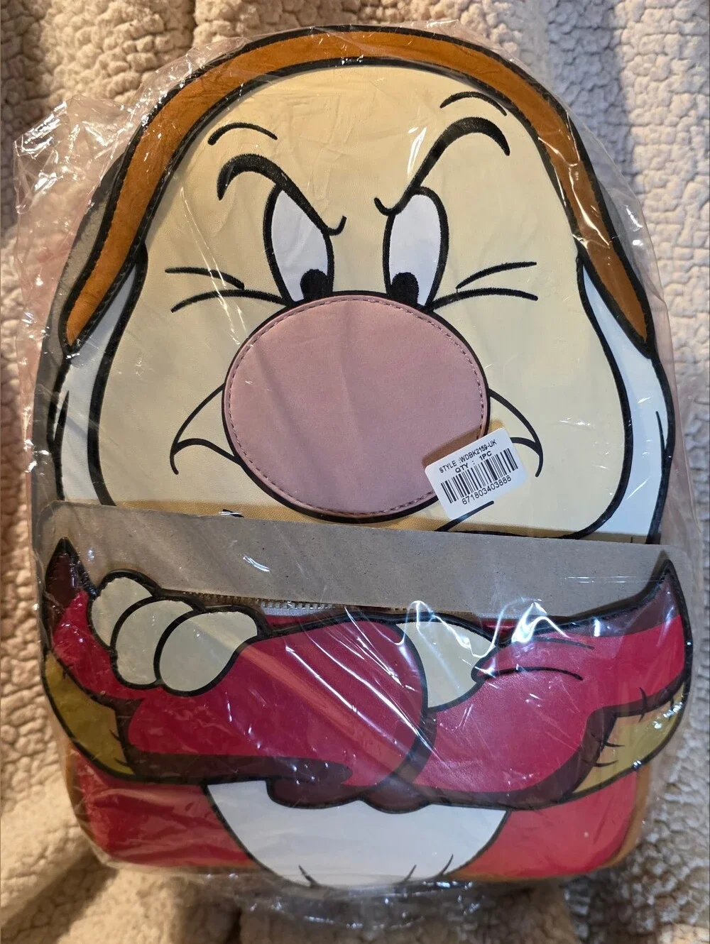 Loungefly Disney Snow White Grumpy Cosplay Mini Backpack & Wallet Exclusive New